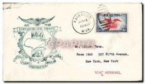 Letter USA 1st flight Fairmont November 6, 1939