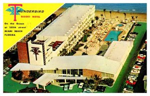 Postcard MOTEL SCENE Miami Beach Florida FL AU6652