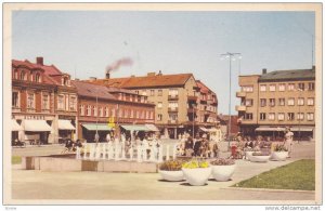 Partial Street View, Store Fronts, Torget, Eslov, Sweden, 1910-1920s