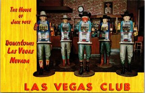 Postcard The House of Jack Pots Las Vegas Club Downtown Las Vegas, Nevada~3998