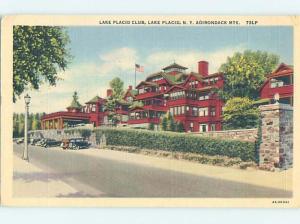 Linen LAKE PLACID CLUB BUILDING Adirondacks - Lake Placid New York NY G2045