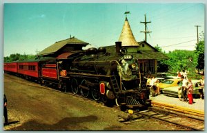 New Hope and Ivyland Railroad New Hope Pennsylvania PA UNP Chrome Postcard G10