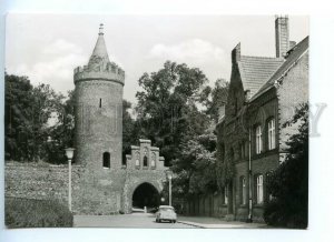 495559 East Germany GDR Neubrandenburg Fishing tower Old photo postcard