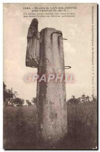 Old Postcard Dolmen Menhir of Ar Lan Justiz near Lannion