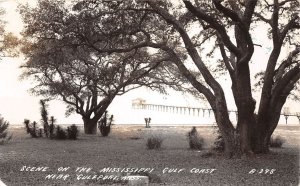 J67/ Gulfport Mississippi RPPC Postcard c1930s Gulf Coast Pier Dock 253