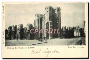 Postcard Old Ghent Castle of the Counts of Flande