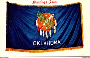 Oklahoma Greetings With Official State Flag