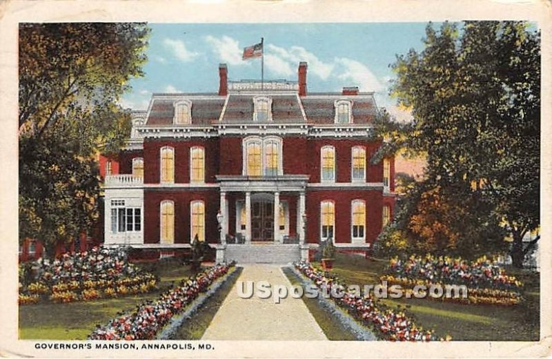 Governor's Mansion in Annapolis, Maryland