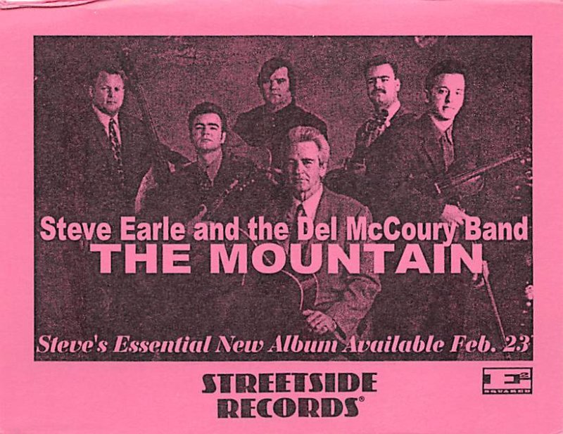  Steve Earle And Del Mccoury Band, The Mountain, Streetside Records  