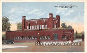 Peoples Savings Bank Cedar Rapids, Iowa, USA Postcard Post Card Cedar Rapids,...