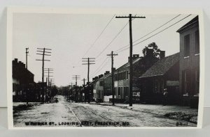 FREDERICK MD W Patrick St Looking East Maryland Postcard Q15
