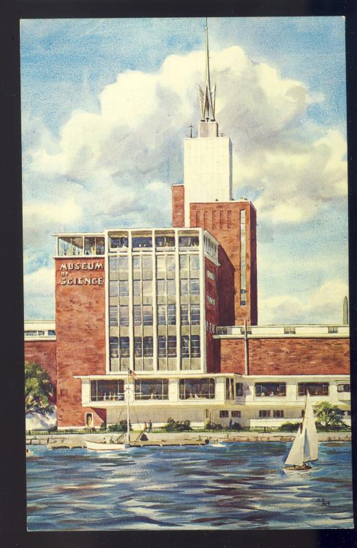 Boston, MA/Mass/Massachusetts Postcard, Museum Of Science