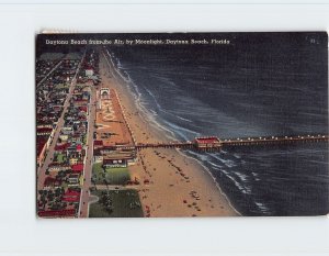 M-141962 Dayton Beach from the Air by Moonlight Florida USA