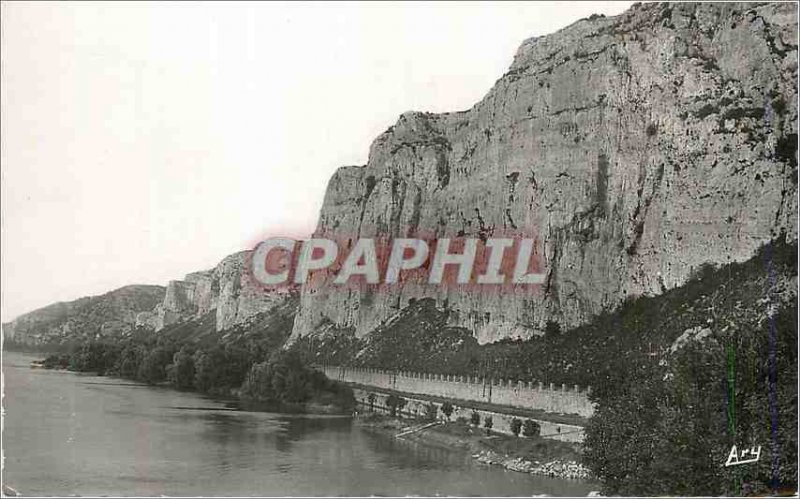 Postcard Modern Donzere Drome The rocks of Rabinet