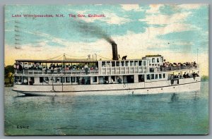 Postcard Lake Winnipesaukee NH c1912 Steamer The Gov. Endicott