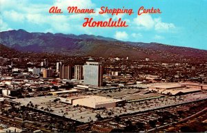 Hawaii Honolulu Aerial View Ala Moana Shopping Center 1974