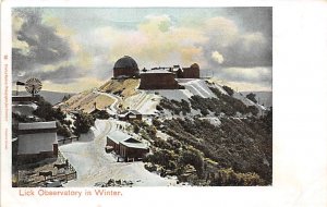 Lick Observatory in winter Space Unused 