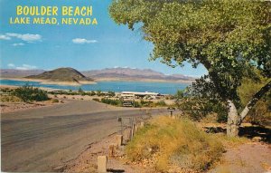 Postcard Nevada Lake Mead Boulder Beach 1950s Swimming fishing 23-10530