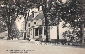 The Shaker Store and US Post Office Sabbathday Lake, ME, USA Unused 