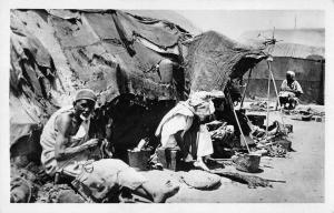 Morocco Africa Market Scene Shoemaker Real Photo Antique Postcard J80760