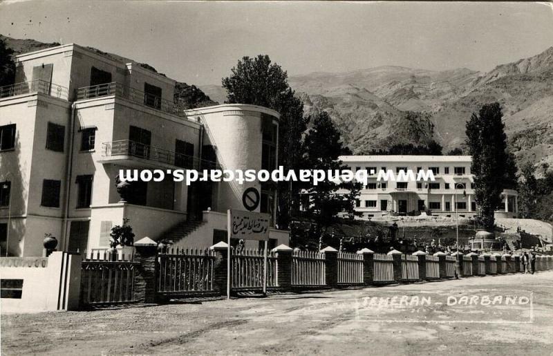 iran persia, TEHRAN TEHERAN, View of Darband (1940s) RPPC