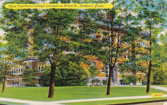 Connecticut Danbury State Teachers College Located On White Street