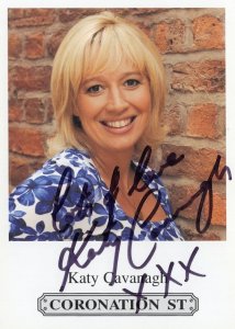 Katy Cavanagh Coronation Street Hand Signed Cast Card Photo