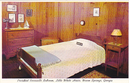 President Roosevelt's Bedroom Little White House Warm Springs Georgia