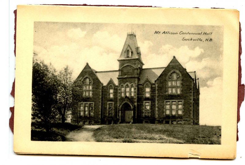 Folder - Canada, Sackville, NB. *Missing back cover  (16 black & white views)