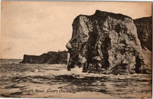 Giant's Head Giants Causeway County Antrim N. Ireland Vintage Postcard B56