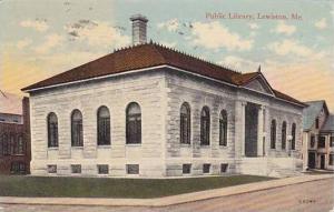 Maine Lewiston Public Library 1916