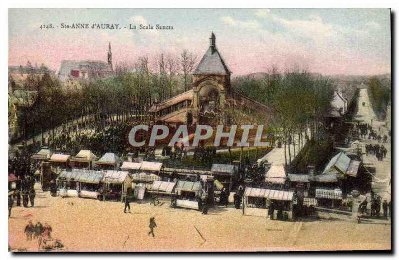 Postcard Old Ste Anne d'Auray La Scala Sancta