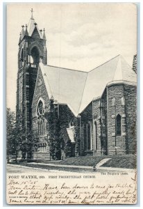 1905 First Presbyterian Church Fort Wayne Indiana IN Raphael Tuck Sons Postcard