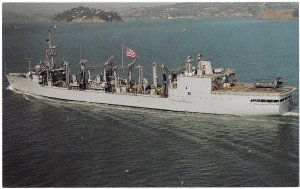 USS Kansas City Oiler Replenishment Ship Built by Quincy Shipbuilding 1969