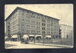 WILKINSBURG PENNSYLVANIA DOWNTOWN COLONIAL BUILDING PA. VINTAGE POSTCARD