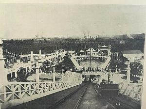 Postcard Antique Birds Eye View of White City i Roller Coaster, Syracuse, NY