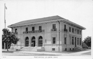 J79/ La Junta Colorado Postcard c1930s U.S. Post Office Building  138