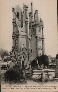 Guerre 1914-1916. - Abbaye du Mont Saint Eloi apies le bombardement.     PC   PC