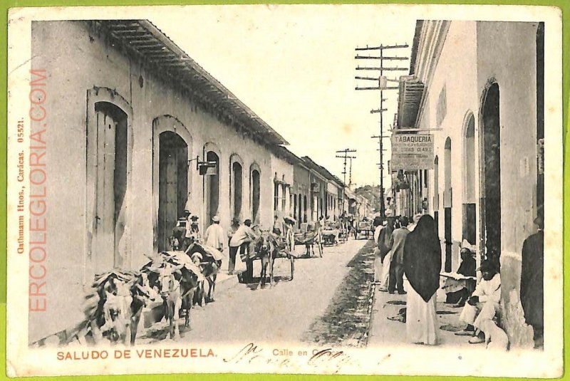 af2950 - VENEZUELA - VINTAGE POSTCARD - Caracas - 1907