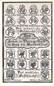 Das Weibliche Geschlecht Germany Postcard