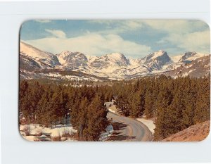 Postcard Early summer on the Bear Lake Road Rocky Mountain National Park CO USA