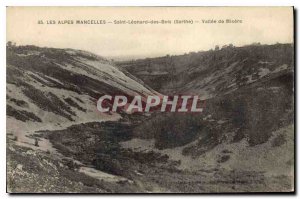 Old Postcard The Alps Mancelles Saint Leonard des Bois Sarthe Valley of Misery