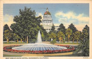 West View of State Capitol Sacramento CA