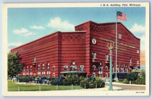 c1940's Industrial Mutual Association Building Flint Michigan Vintage Postcard