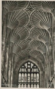 Somerset Postcard - Wonderful Ceiling at Bath Abbey   RS22278