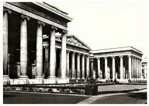 The British Museum - the South Front on Great Russell Street Postcard