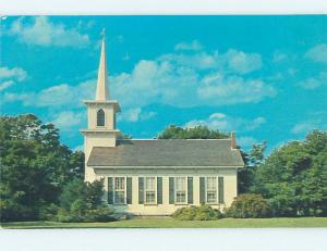 Unused Pre-1980 CHURCH SCENE Long Island - Cutchoque New York NY hs6600