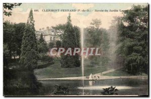 Old Postcard Clermont Ferrand Lecoq Garden Basin