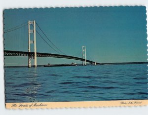 Postcard The Straits of Mackinac Michigan USA