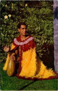 Postcard Johnny Watkins Famous Singer of Island Songs, Hawaii